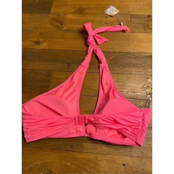 Coco Rave XL 38B/C Rhea Convertible Wrap Underwire Bikini Top Pink NWT - Picture 5 of 6